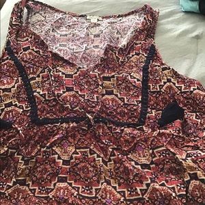 VNeck sleeveless shirt